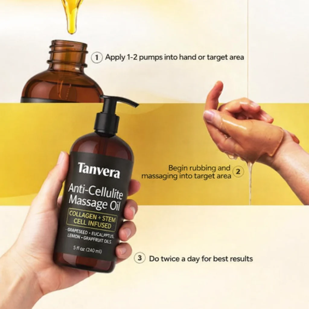 Tanvera™ Anti-Cellulite Massage Oil - Image 3